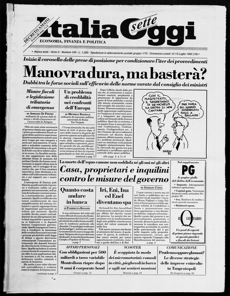 Italia oggi : quotidiano di economia finanza e politica